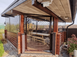 Мягкие окна из ПВХ 1000 мкр. (окантовка ПВХ), 1 м.кв.